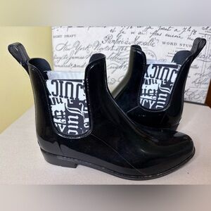 Juicy Couture Black Rain Boots